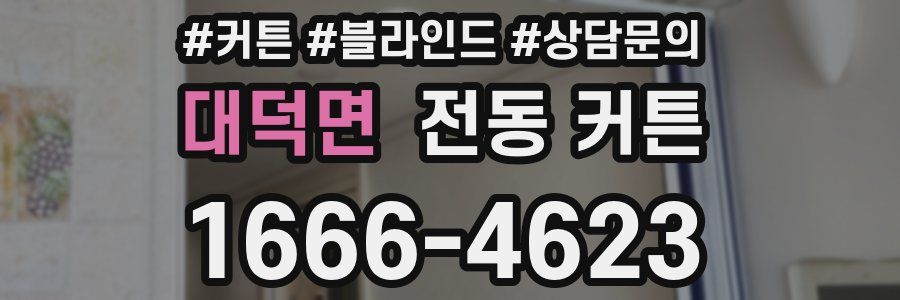 대덕면 전동 커튼