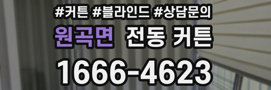 원곡면 전동 커튼