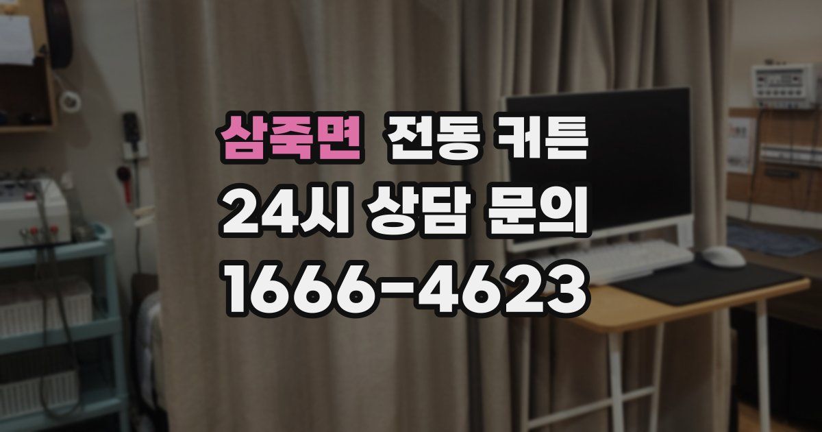 삼죽면 전동 커튼