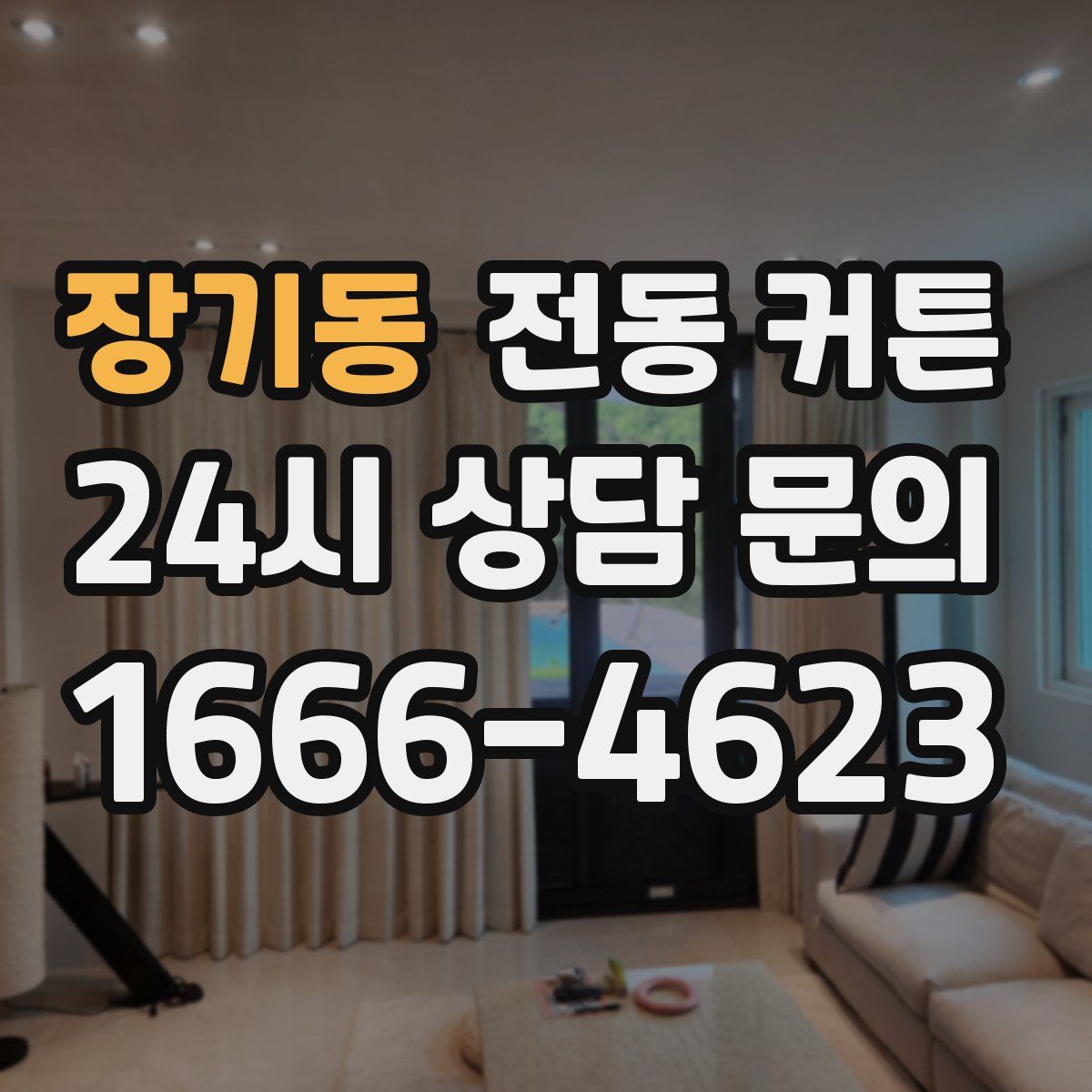 장기동 전동 커튼