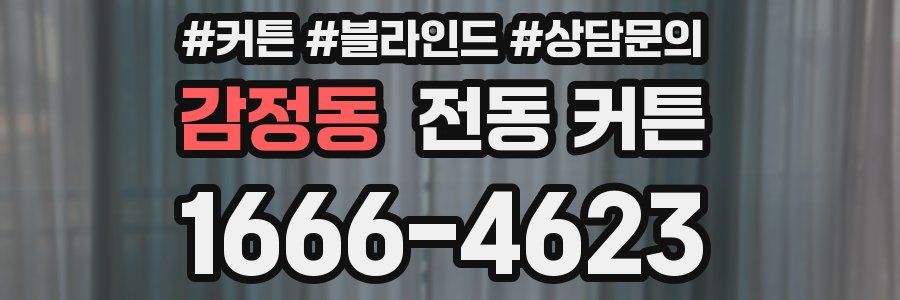 감정동 전동 커튼