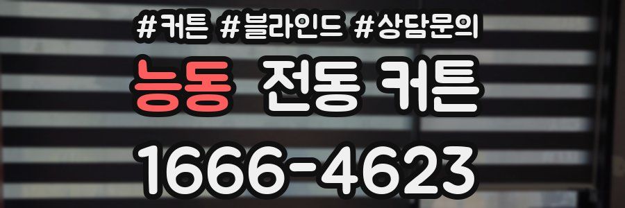 능동 전동 커튼
