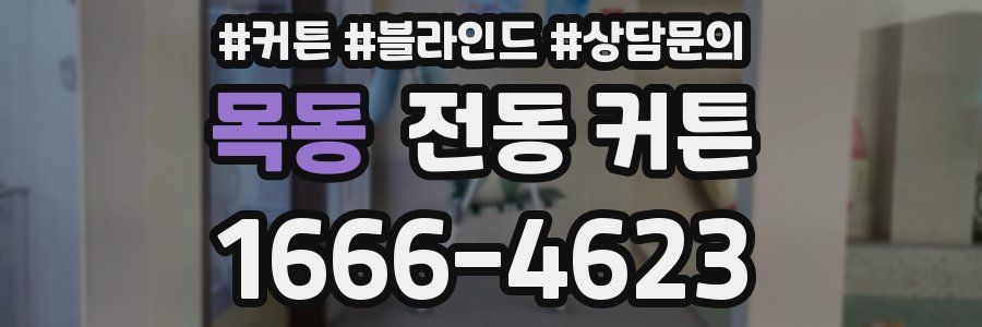 목동 전동 커튼