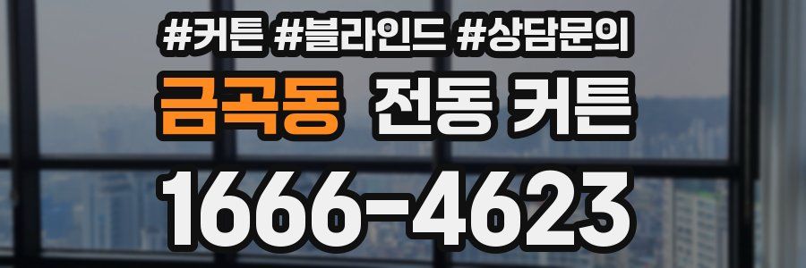 금곡동 전동 커튼