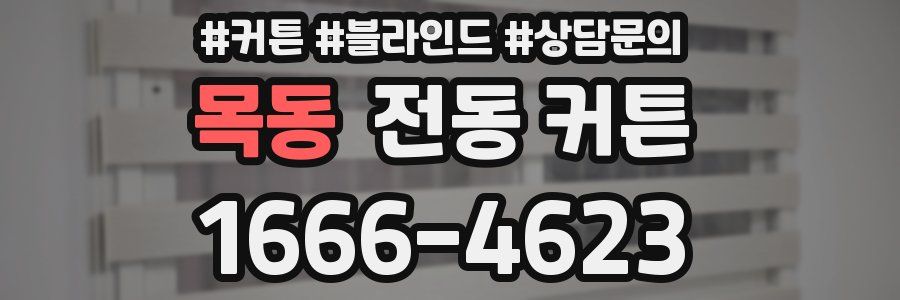목동 전동 커튼