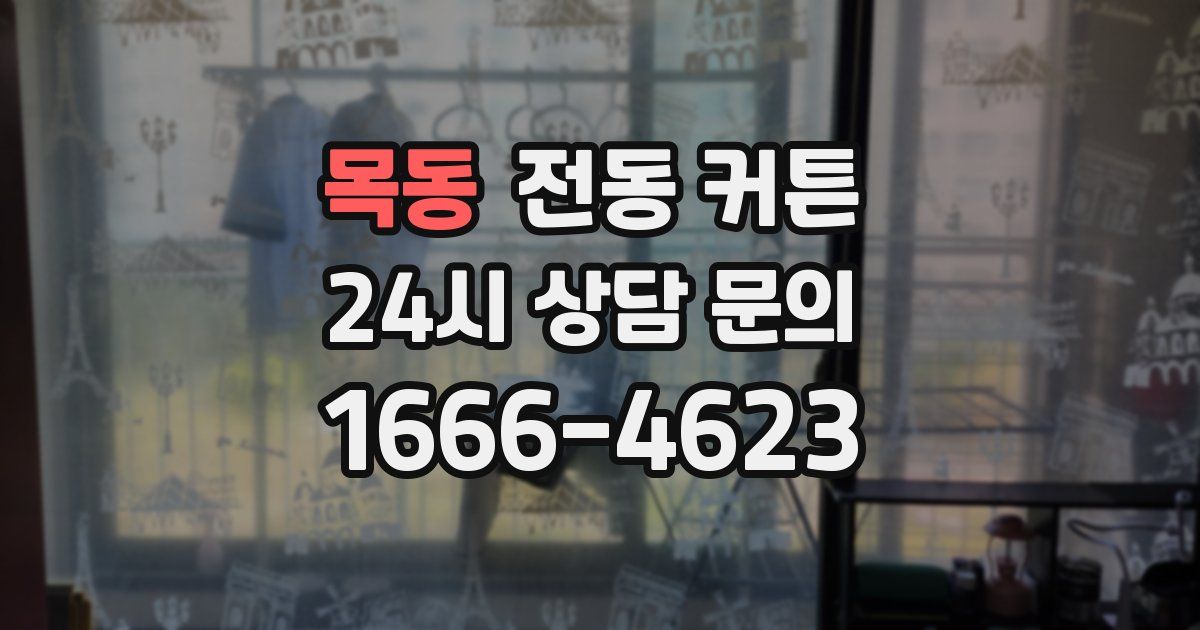 목동 전동 커튼