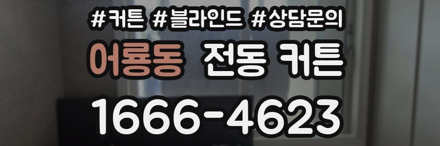 어룡동 전동 커튼