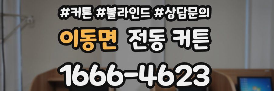 이동면 전동 커튼