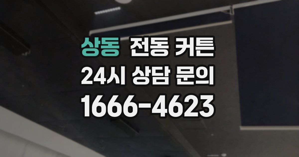 상동 전동 커튼