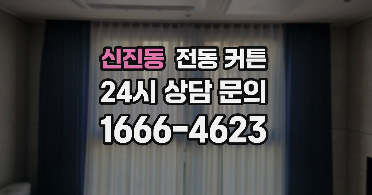 신진동 전동 커튼