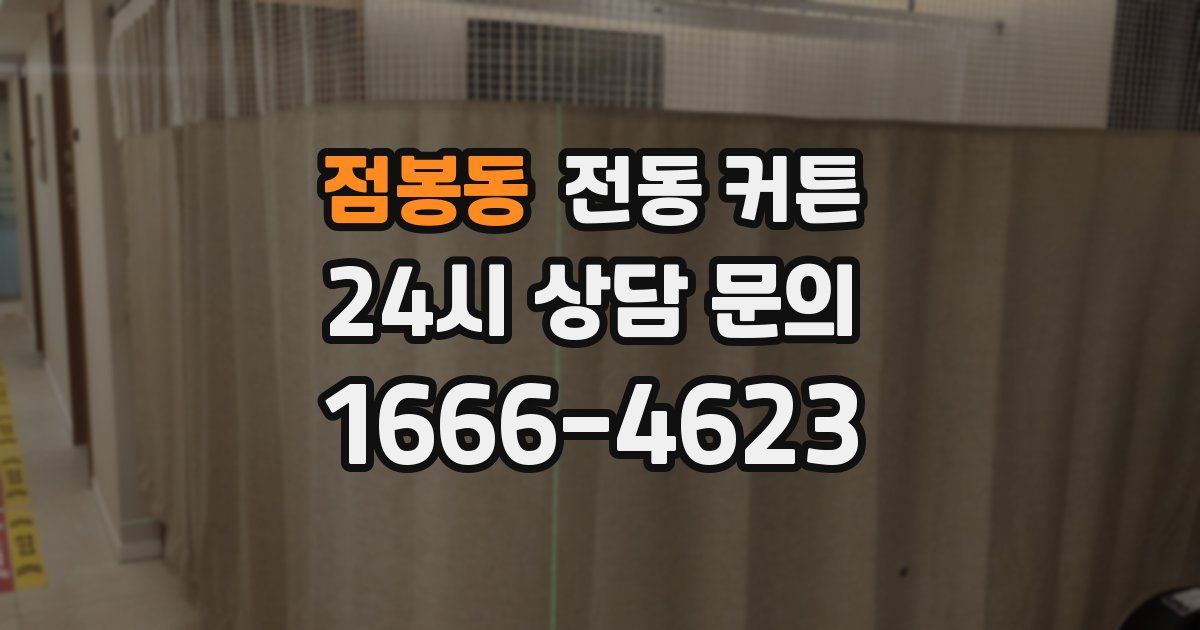 점봉동 전동 커튼
