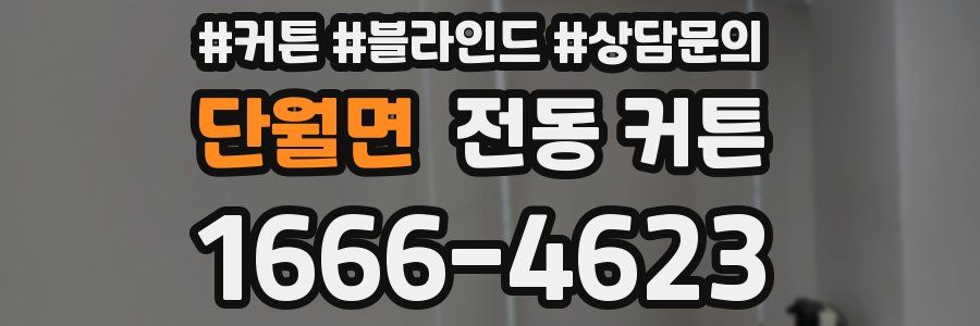 단월면 전동 커튼