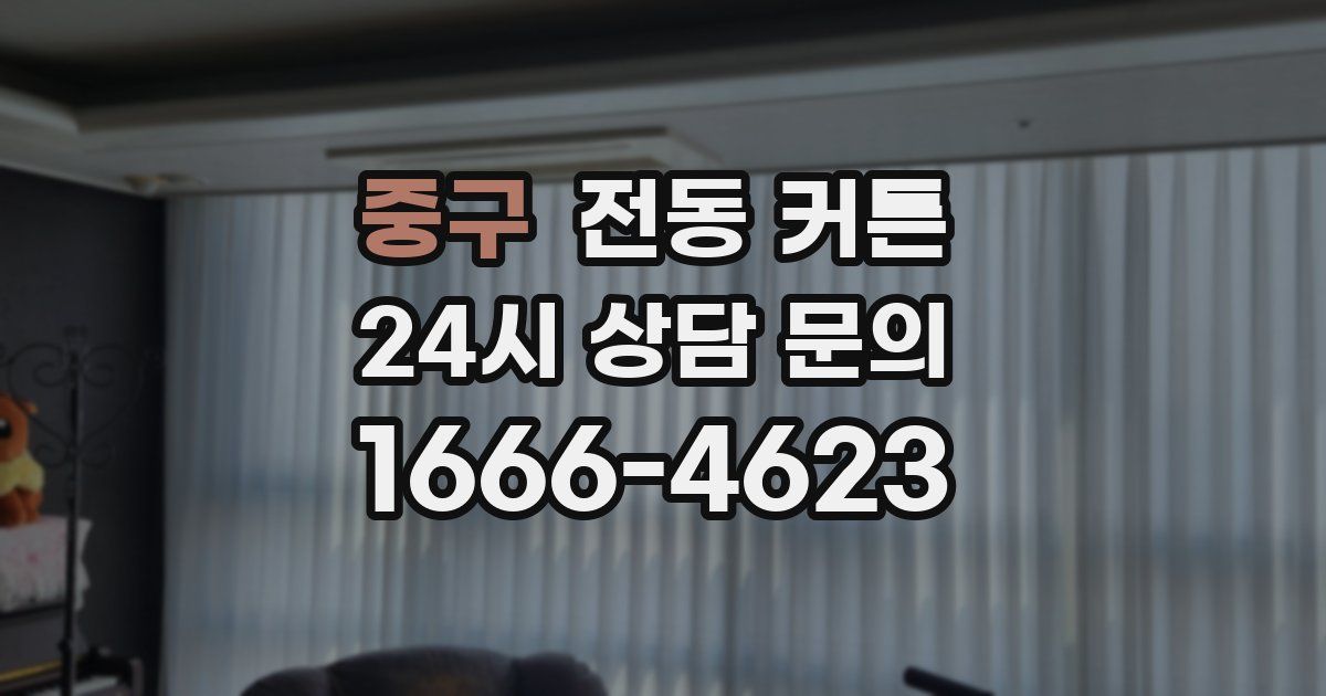 중구 전동 커튼