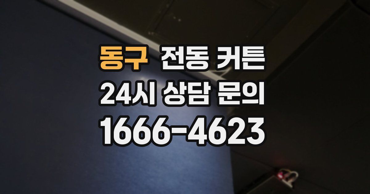 동구 전동 커튼
