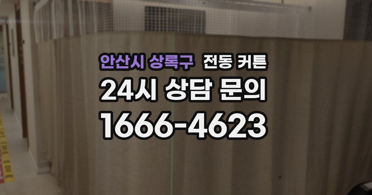 안산시 상록구 전동 커튼
