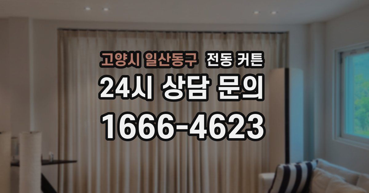 고양시 일산동구 전동 커튼