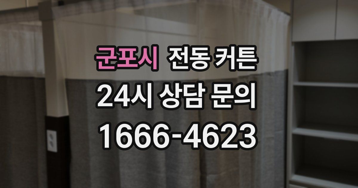 군포시 전동 커튼