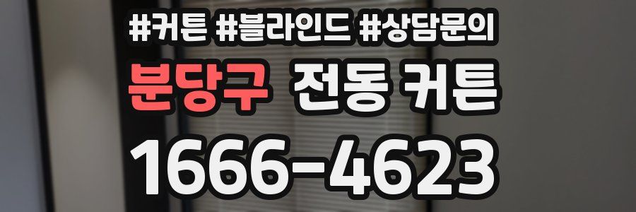 분당구 전동 커튼