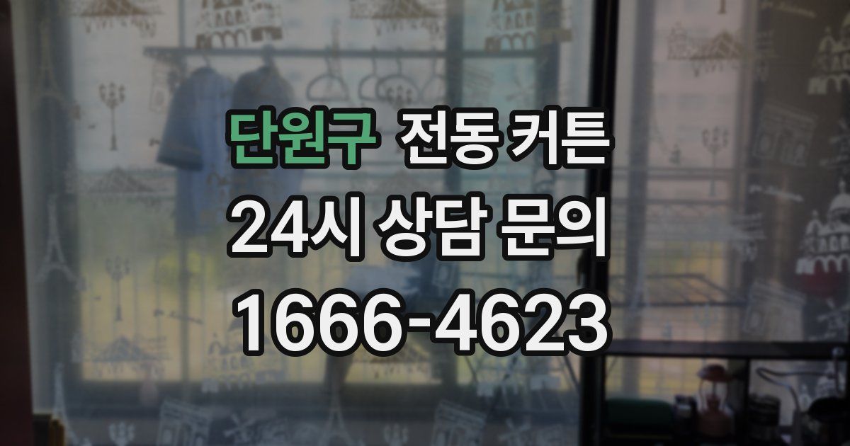 단원구 전동 커튼