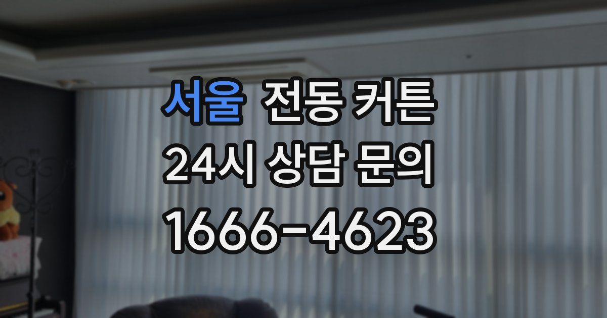 서울 전동 커튼
