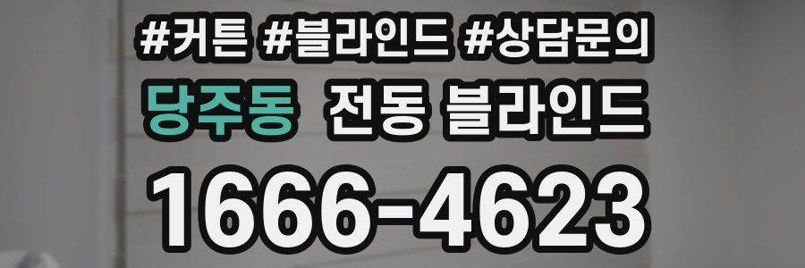 당주동 전동 블라인드
