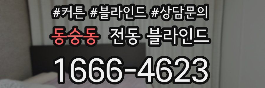 동숭동 전동 블라인드