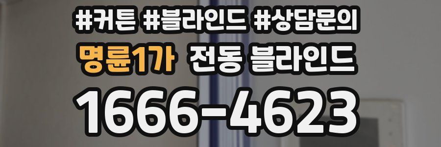 명륜1가 전동 블라인드