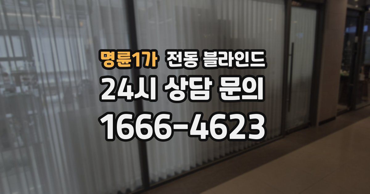 명륜1가 전동 블라인드