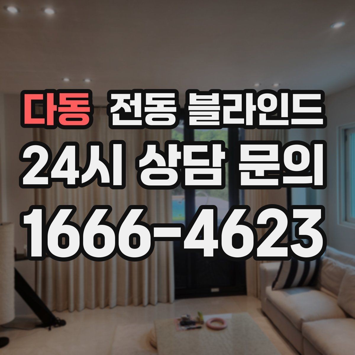 다동 전동 블라인드 소음과 작동 방식 비교