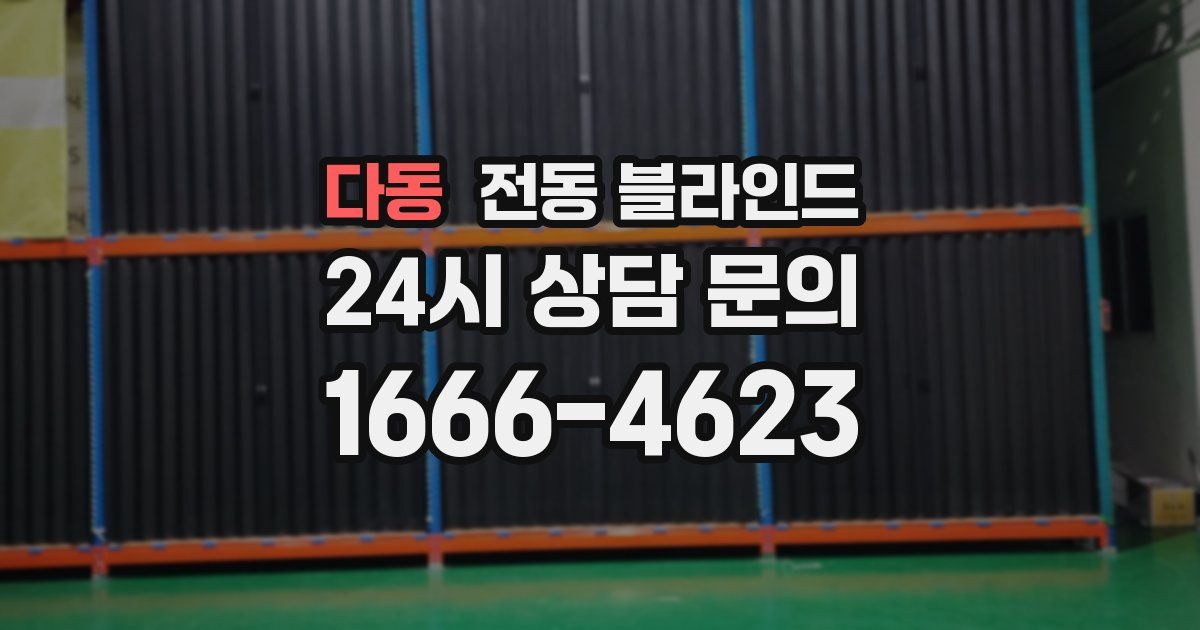 다동 전동 블라인드