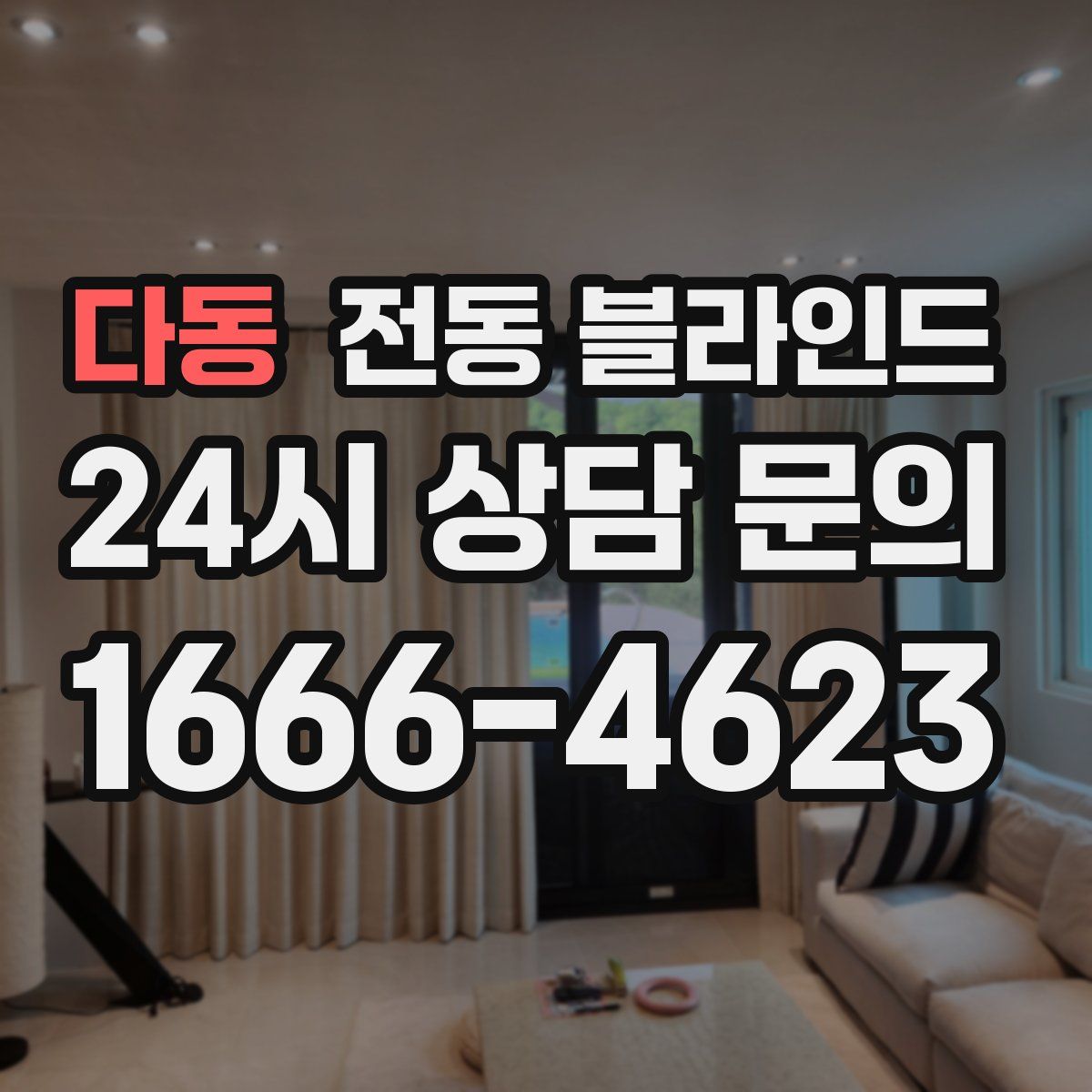 다동 전동 블라인드