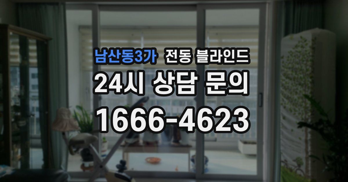 남산동3가 전동 블라인드