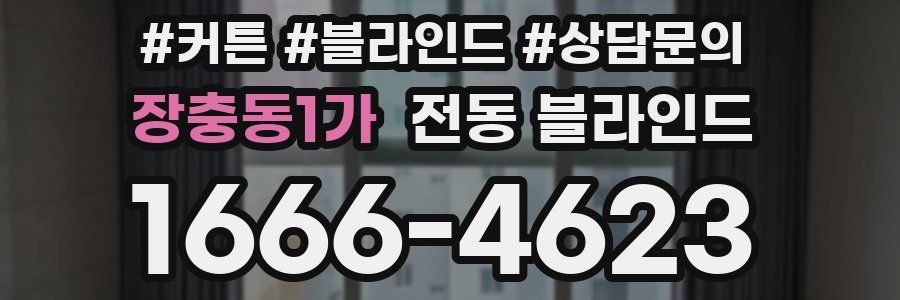 장충동1가 전동 블라인드