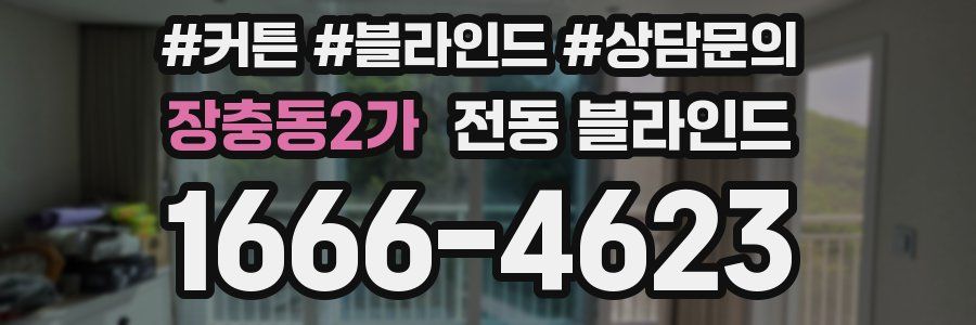 장충동2가 전동 블라인드
