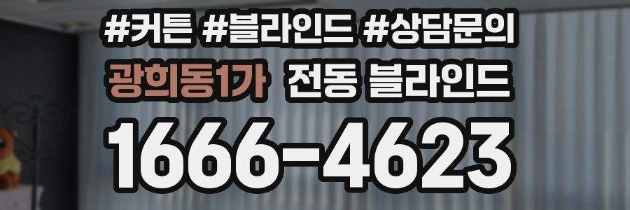 광희동1가 전동 블라인드