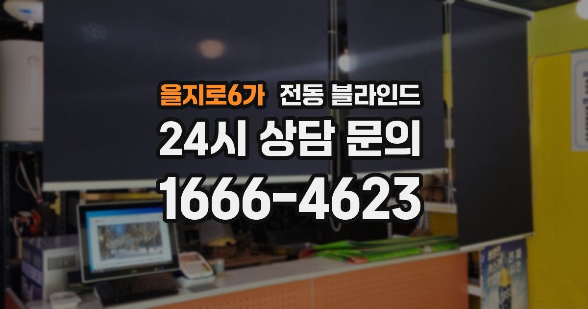 을지로6가 전동 블라인드
