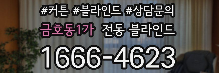 금호동1가 전동 블라인드
