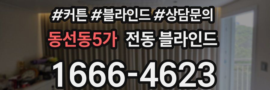 동선동5가 전동 블라인드