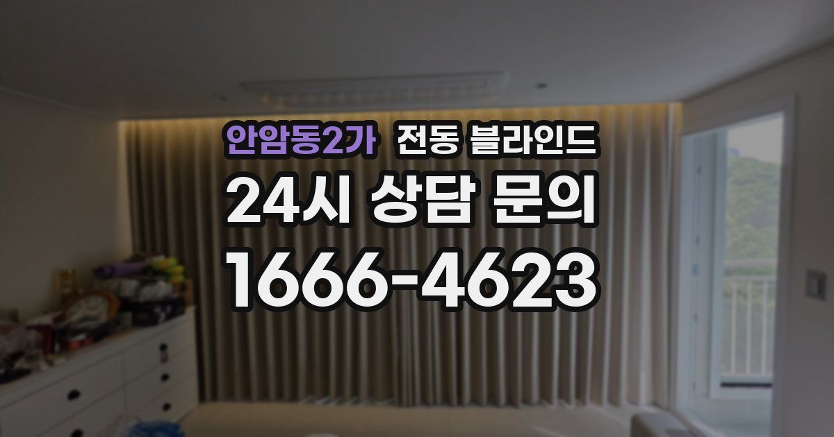 안암동2가 전동 블라인드