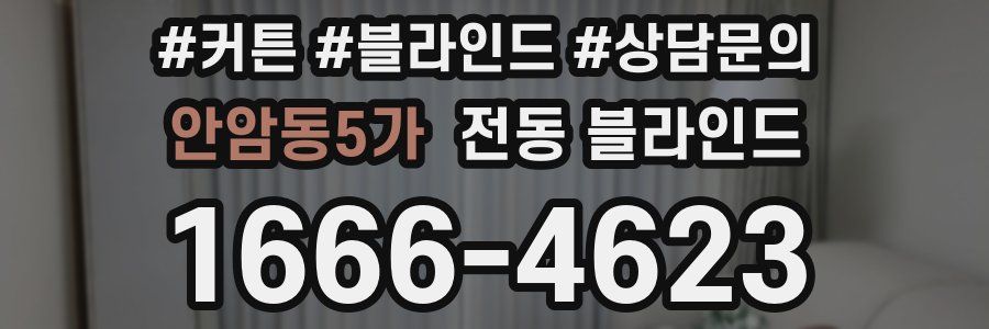 안암동5가 전동 블라인드