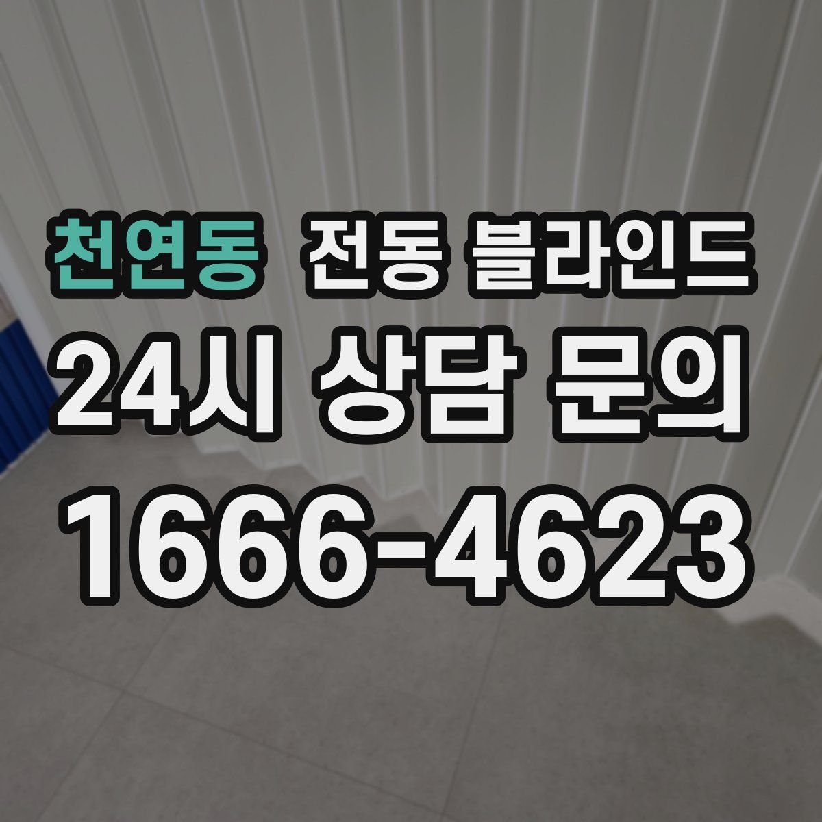 천연동 전동 블라인드