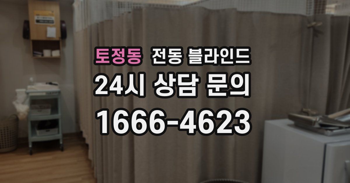 토정동 전동 블라인드