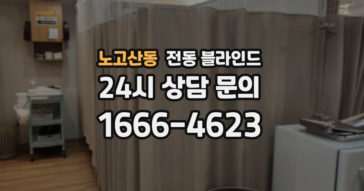 노고산동 전동 블라인드