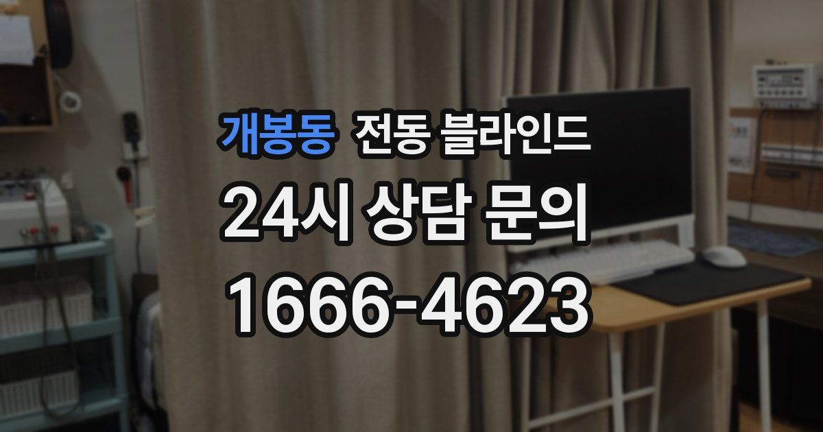 개봉동 전동 블라인드