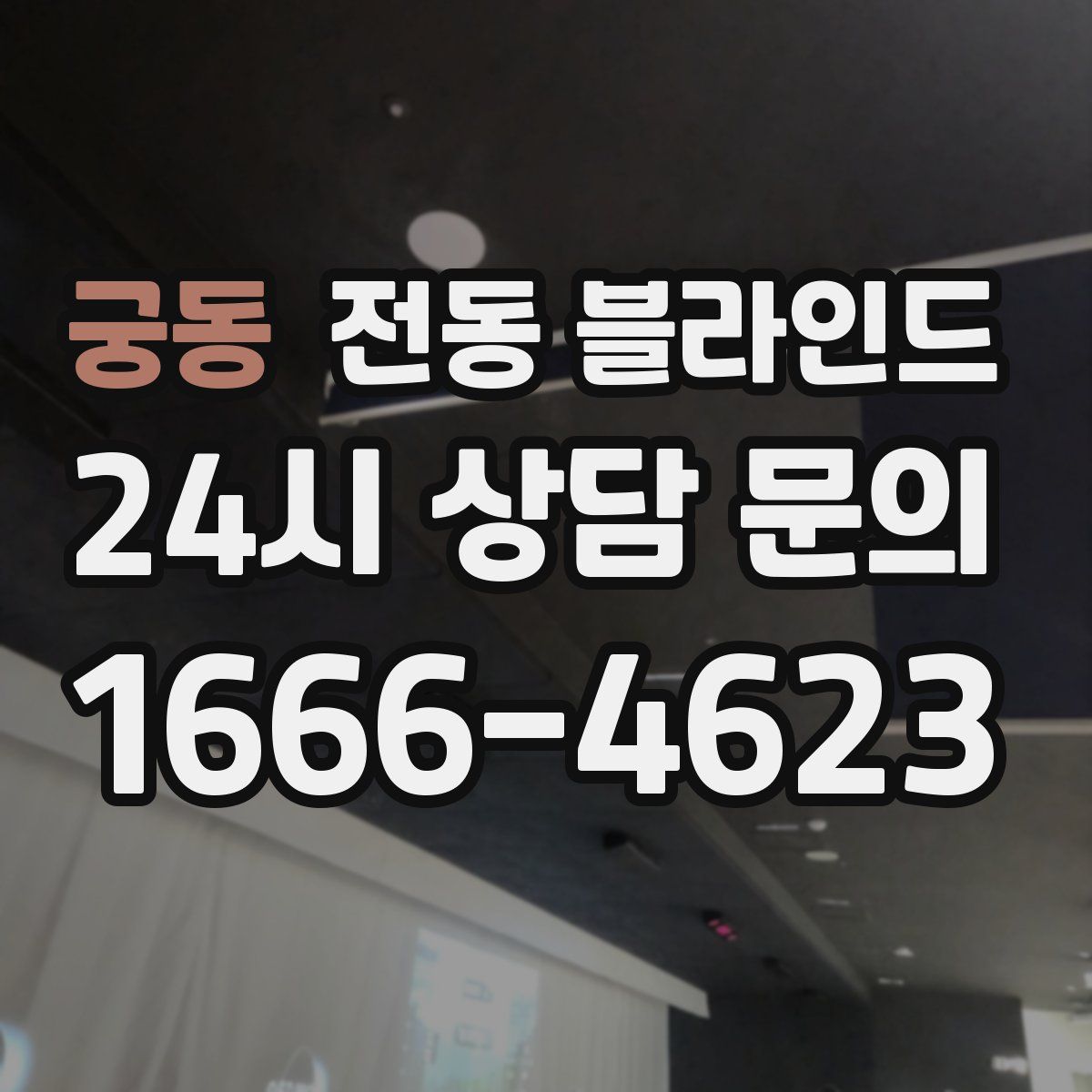 궁동 전동 블라인드