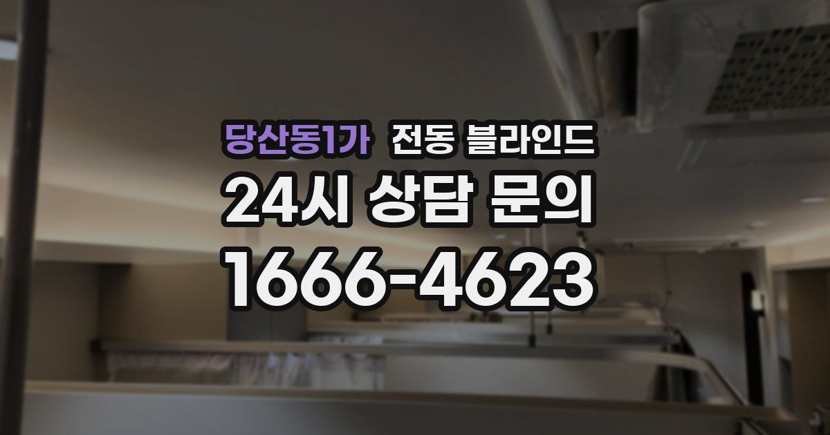 당산동1가 전동 블라인드