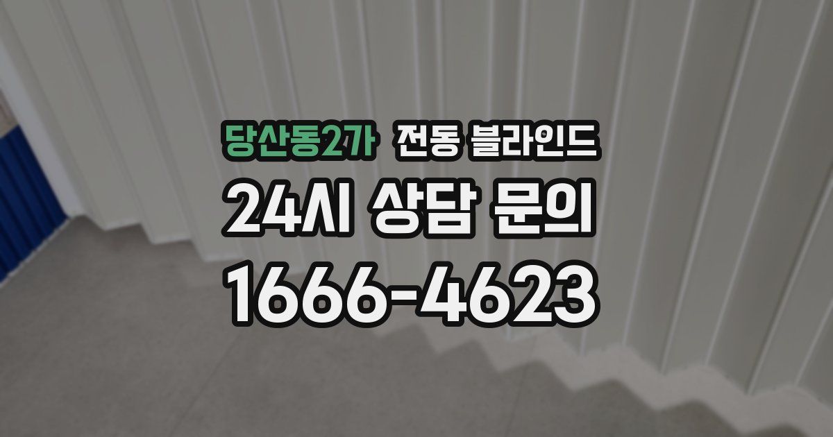 당산동2가 전동 블라인드