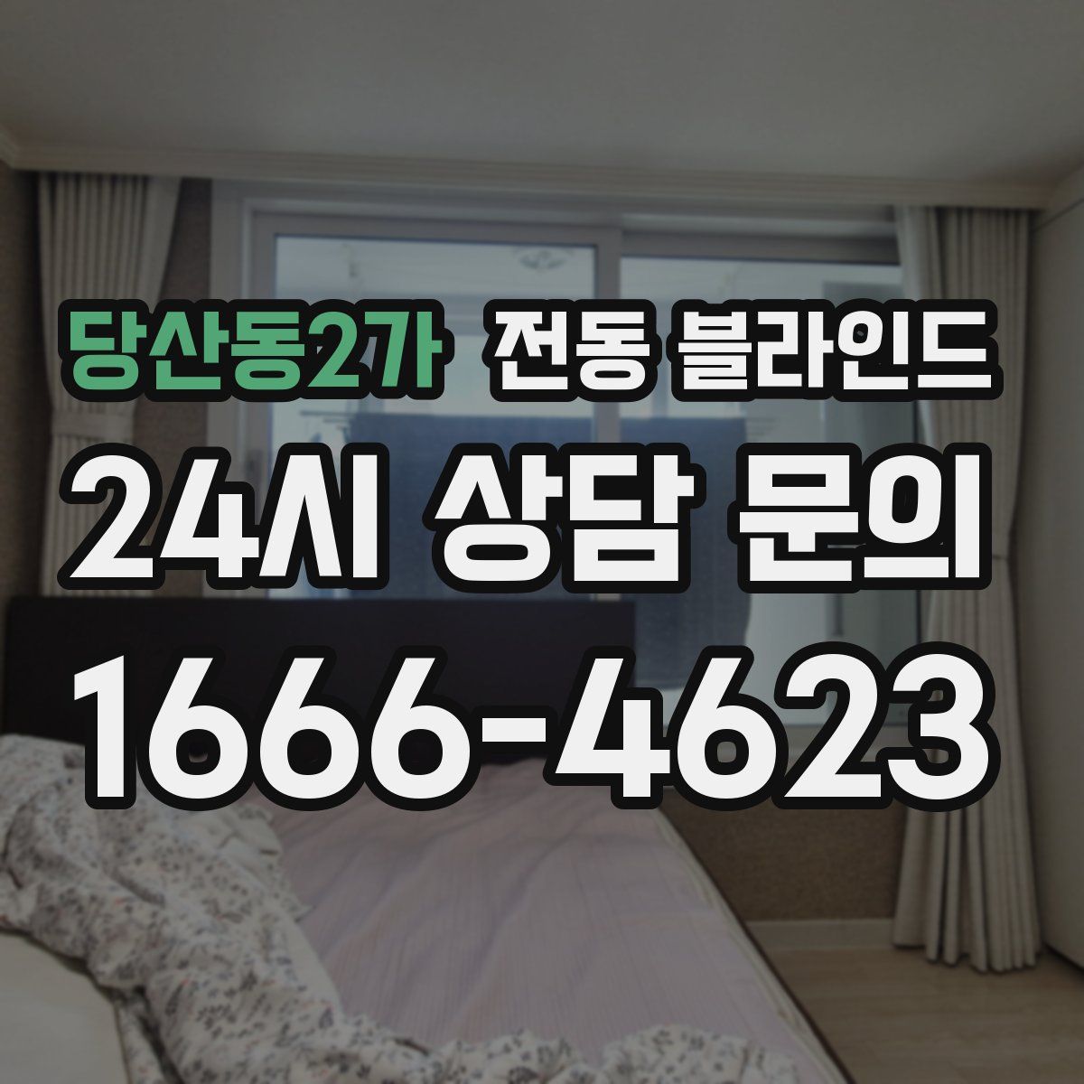 당산동2가 전동 블라인드