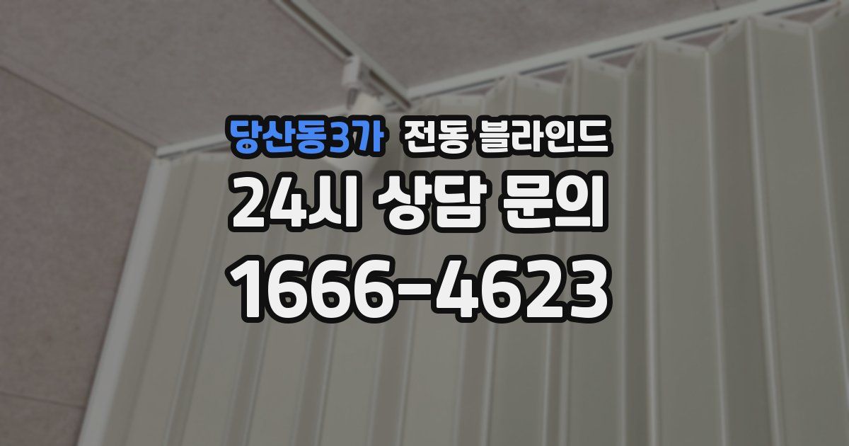 당산동3가 전동 블라인드