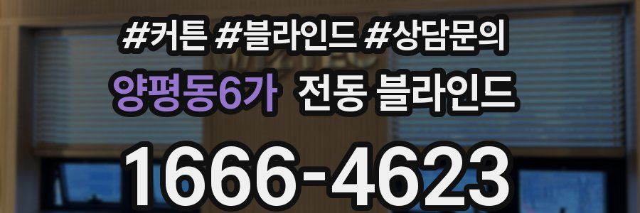 양평동6가 전동 블라인드